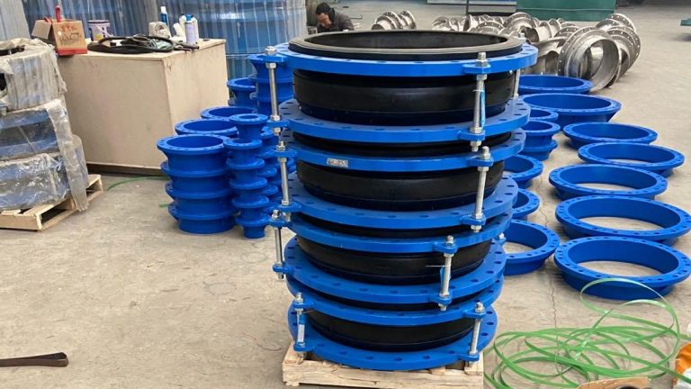 Reinforced limited flexible rubber joint