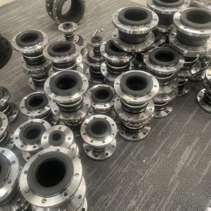 Reinforced flexible rubber joints