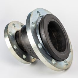 Eccentric rubber coupling