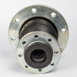 Eccentric rubber coupling
